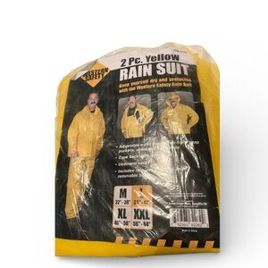 Western Safety Yellow Rain Suit